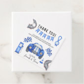 レースカーのベビーシャワー感謝してい- you フェイバータグ (インサイチュ)