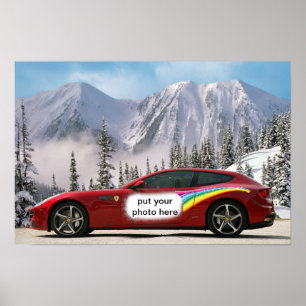 レースカーのポスター ポスター