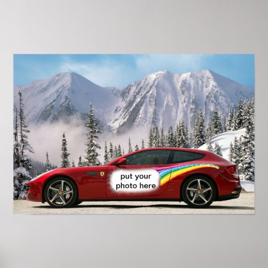 レースカーのポスター ポスター (正面)