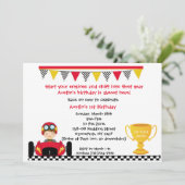 レースカーの招待 招待状 (スタンド正面)