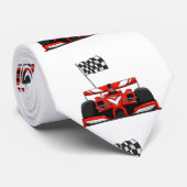 レースカーの極端な漫画 |背景色の選択 ネクタイ (ロール)