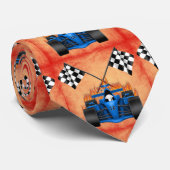 レースカーの首のタイ ネクタイ (ロール)