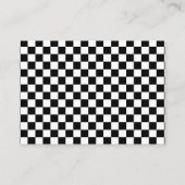 レースカーアドバイスカードベビーシャワー アドバイスカード (裏面)