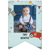 レースカーエンジン月次フォトバナーバンティング バンティングフラッグ (第3の旗)