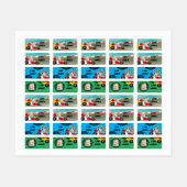 レースカーカスタム写真 ラベル (シート)