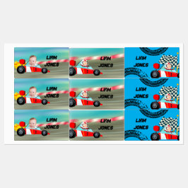 レースカーカスタム写真 ラベル