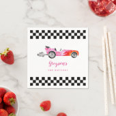 レースカークールガールバースデーパーティー スタンダードカクテルナプキン (インサイチュ)