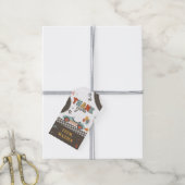 レースカーサンキューカード ギフトタグ (より糸付き)