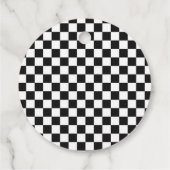 レースカーサンキューブルーレーシングレッドボーイ誕生日 フェイバータグ (裏面)