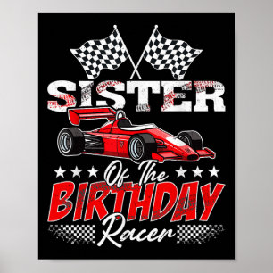 レースカーシスターの誕生日レーサーレーシングファミリー ポスター