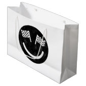 レースカースマイル ラージペーパーバッグ (正面アングル)