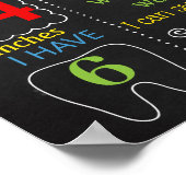 レースカーズファースト誕生日シャルボード ポスター (角)