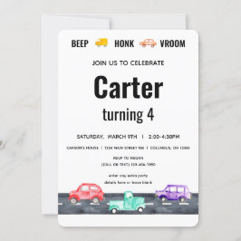 レースカーツーファストヴィンテージボーイ輸送 招待状