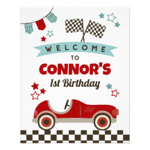 レースカーテーマウェルカムサイン