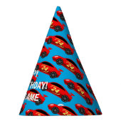 レースカーテーマ子供の誕生日パーティー紙コーン帽子 パーティーハット (右)