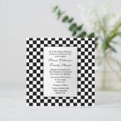 レースカーテーマ結婚式招待状 招待状 (スタンド正面)