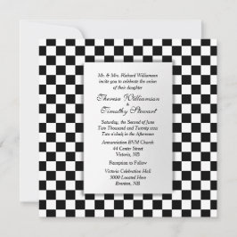 レースカーテーマ結婚式招待状 招待状