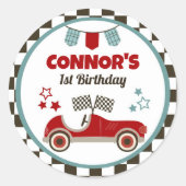 レースカーテーマ ラウンドシール (正面)