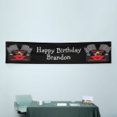 レースカーデザインバナー 横断幕 (トレードショー)