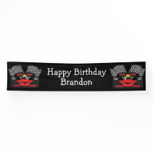 レースカーデザインバナー