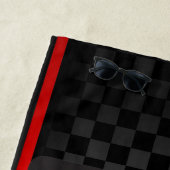 レースカーデザインビーチタオル ビーチタオル (インサイチュ)