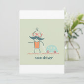 レースカードライバー招待状 招待状 (スタンド正面)