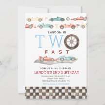 レースカード誕生日招待状