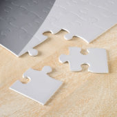 レースカーパズル。パーソナライズされた名前 ジグソーパズル (側面)