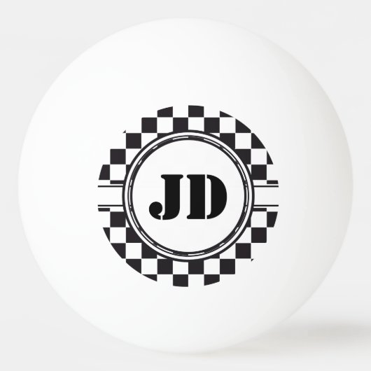 レースカーパターン + あなたのbackgr。 色及び文字 卓球ボール (裏面)