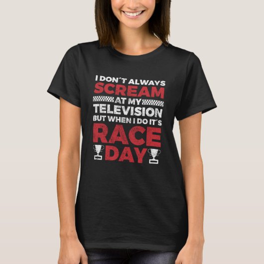 レースカーパーティーレース・デー Tシャツ (正面)