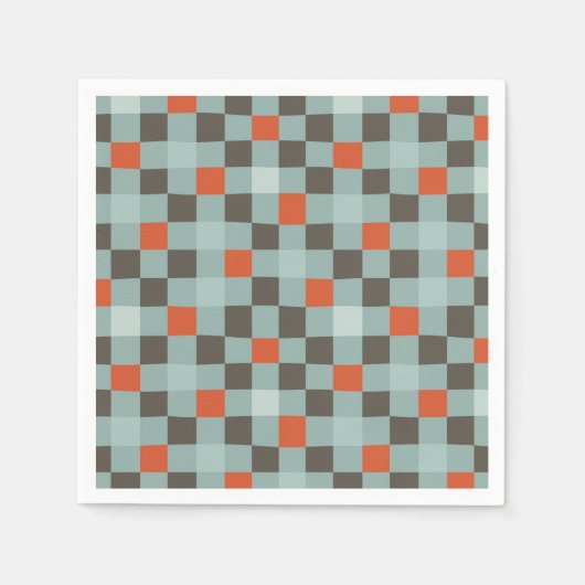 レースカーパーティー紙ナプキンス |ヴィンテージレースカー スタンダードカクテルナプキン (正面)