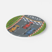 レースカーフィニッシュライン ペーパープレート (アングル)