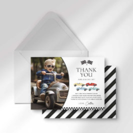 レースカーフォトサンキューカード 招待状