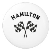 レースカーフラグ子供部屋 セラミックノブ (正面)