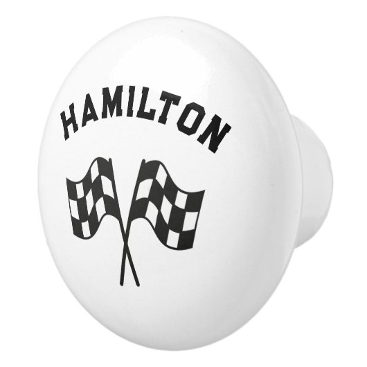 レースカーフラグ子供部屋 セラミックノブ (右)