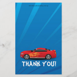 レースカーフレイムボーイの誕生日ありがとうフォールド チラシ