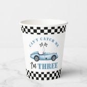 レースカーブルー第3子供の誕生日パーティー 紙コップ (裏面)