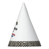 レースカーボーイズ誕生日 パーティーハット (右)