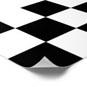 レースカーボーイバースデーパーティー歓迎サイン ポスター (角)