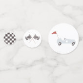 レースカーボーイ誕生日パーティー コンフェッティ (正面)