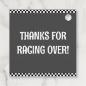 レースカーボーイ誕生日パーティー フェイバータグ (裏面)