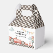 レースカーボーイ誕生日パーティー フェイバーボックス (裏面サイド)