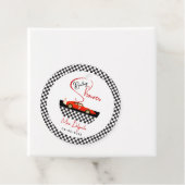 レースカーボーイ赤ちゃんシャワー | リトルレーサーパーティー フェイバータグ (インサイチュ)