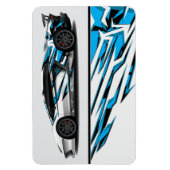 レースカーマグネット マグネット (縦)