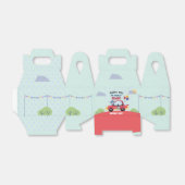 レースカーレーシングキッドの誕生日テーマ フェイバーボックス (折り畳みなし)