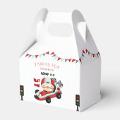 レースカーレーシングキッドの誕生日テーマ フェイバーボックス (裏面サイド)