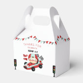 レースカーレーシングキッドの誕生日テーマ フェイバーボックス (正面サイド)