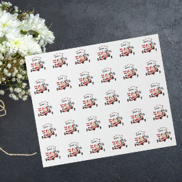 レースカーレーシングキッドの誕生日テーマ ラッピングペーパー