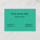 レースカーレーシングスポーツカー 名刺 (裏面)