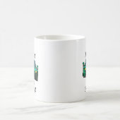 レースカーレーシングレーサー誕生日 コーヒーマグカップ (中央)